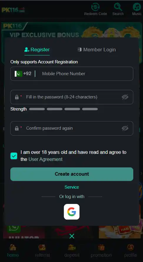 Login & Registration